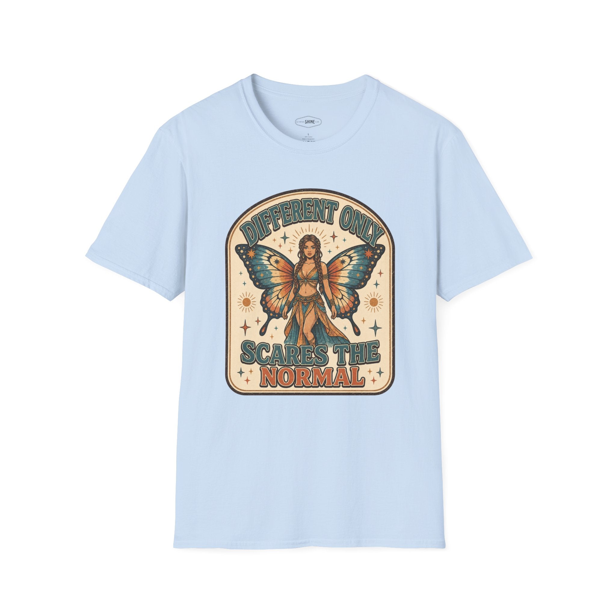 Different Only Scares the Normal T-Shirt Vintage Design
