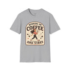 Running on Coffee and Vibes T-Shirt Vintage Design
