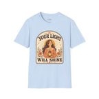 Your Light Will Shine T-Shirt Vintage Design