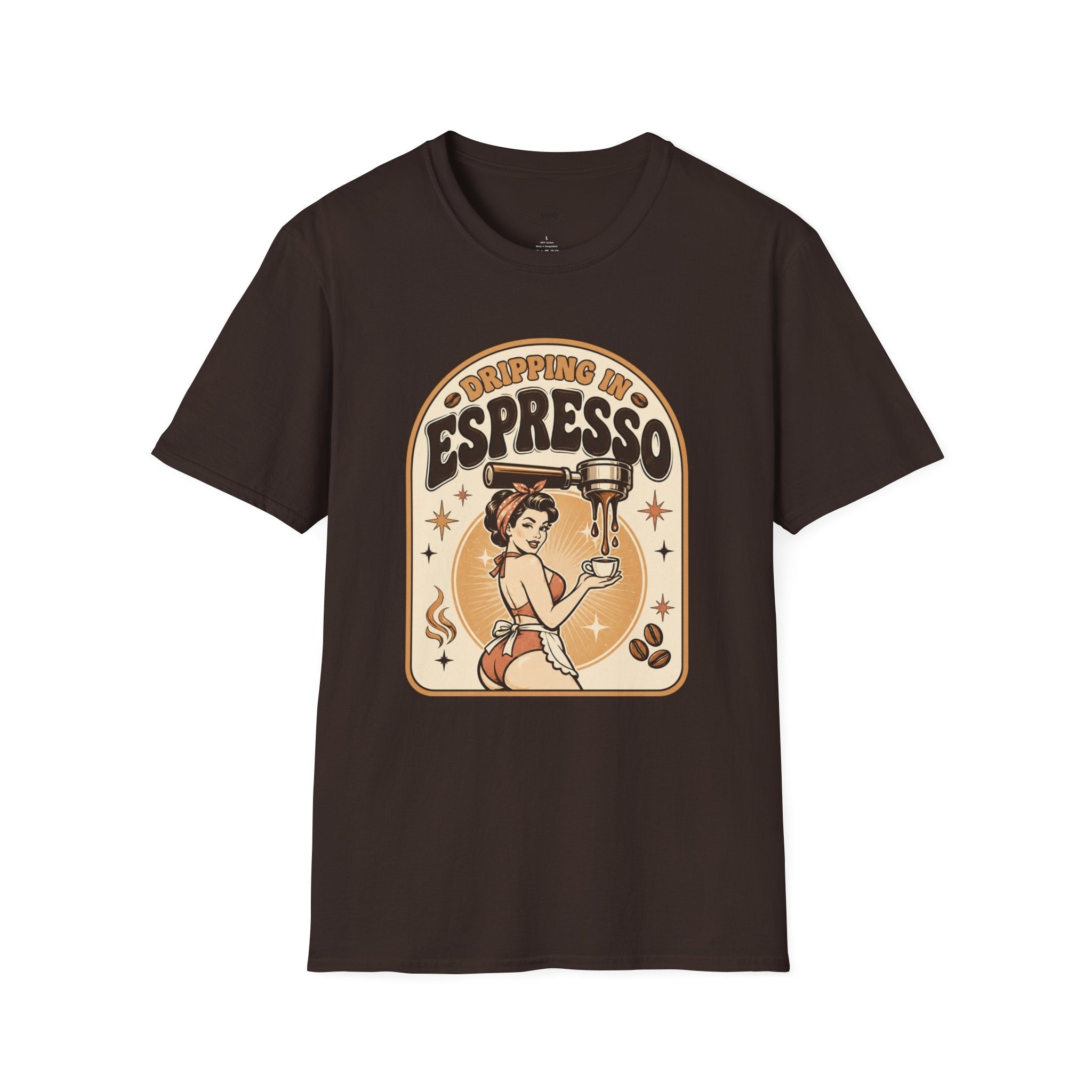 Dripping in Espresso T-Shirt Vintage Design