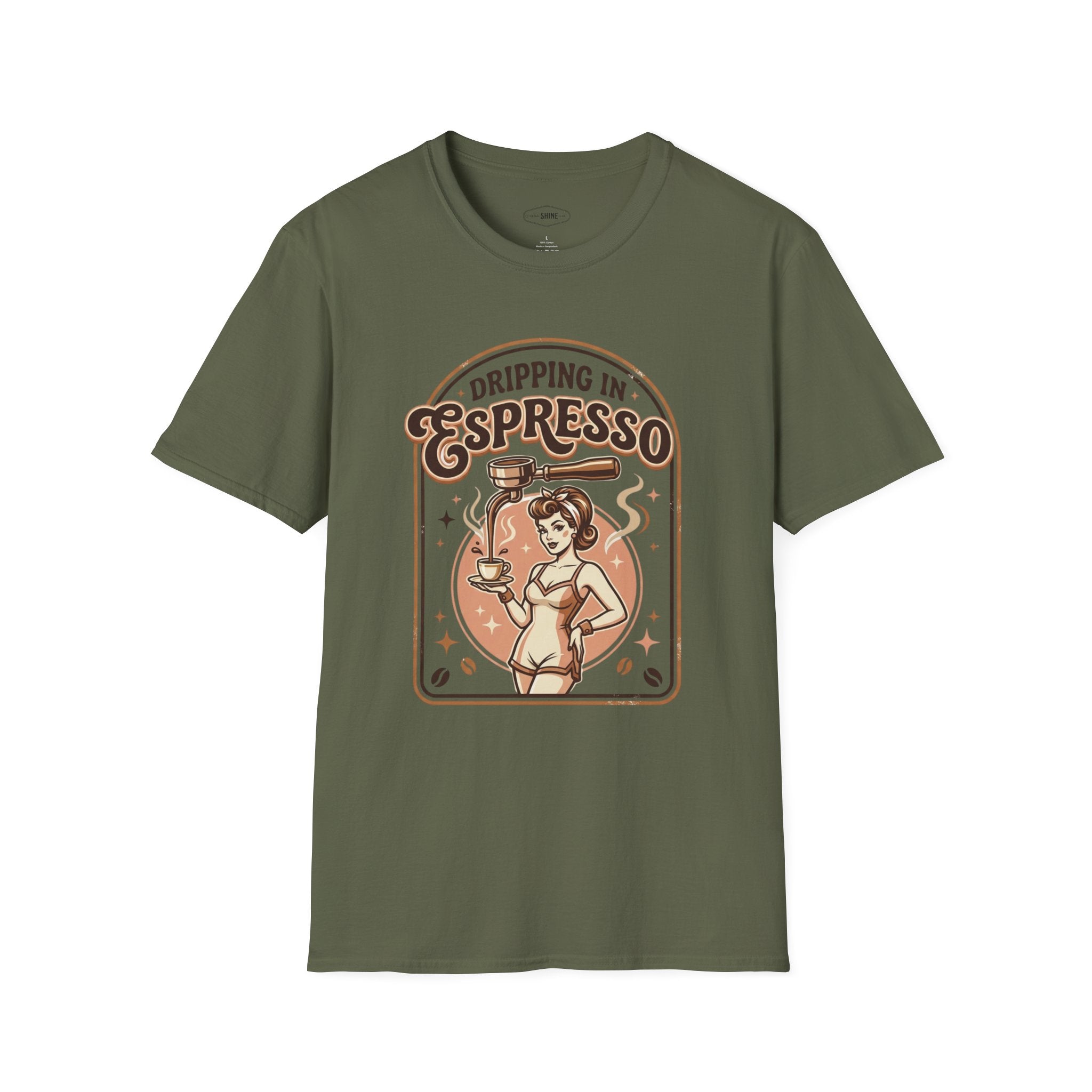 Dripping in Espresso T-Shirt Vintage Design