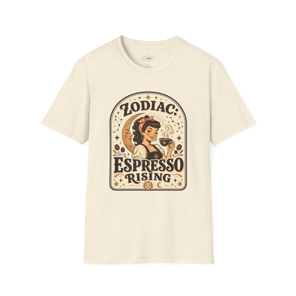 Zodiac Espresso Rising T-Shirt Vintage Design