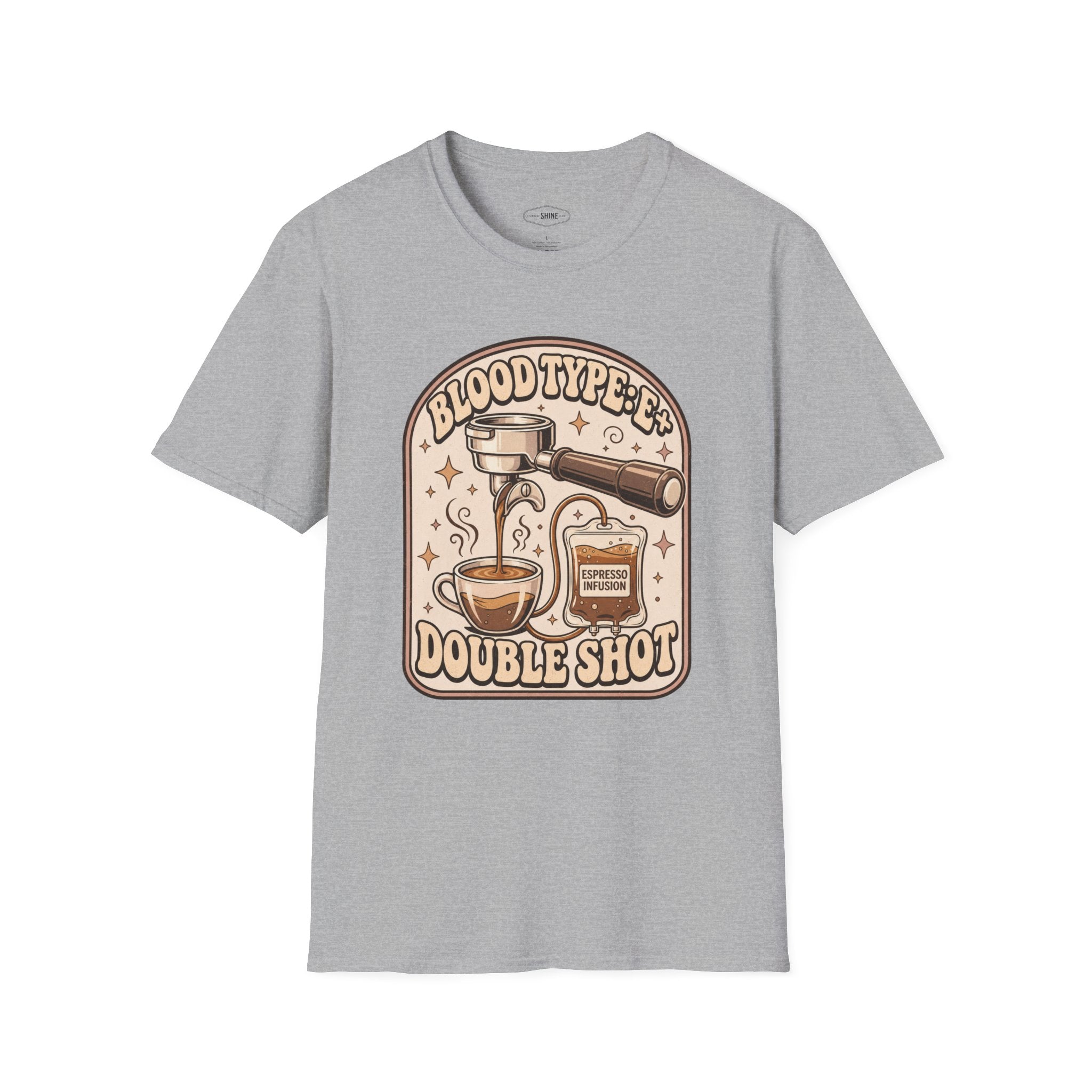 Blood Type: Double Shot T-Shirt Vintage Design