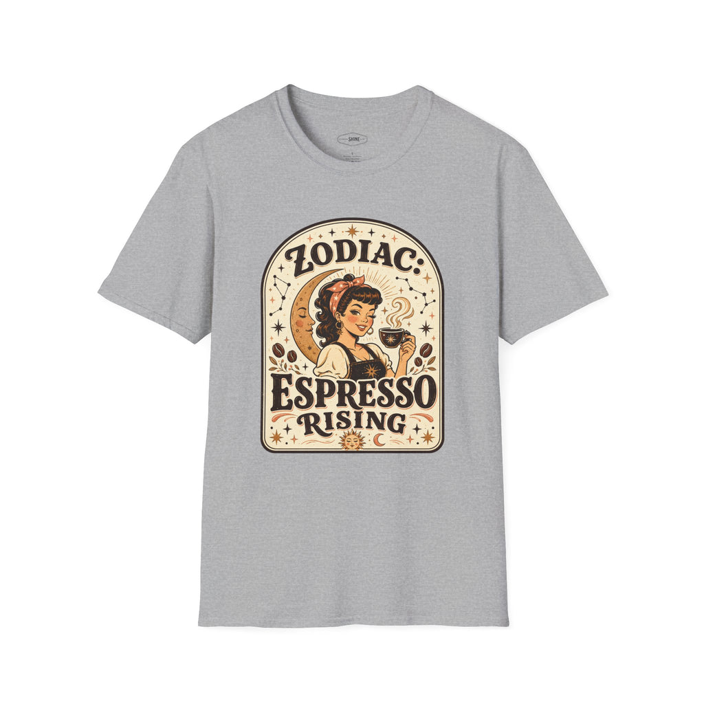 Zodiac Espresso Rising T-Shirt Vintage Design