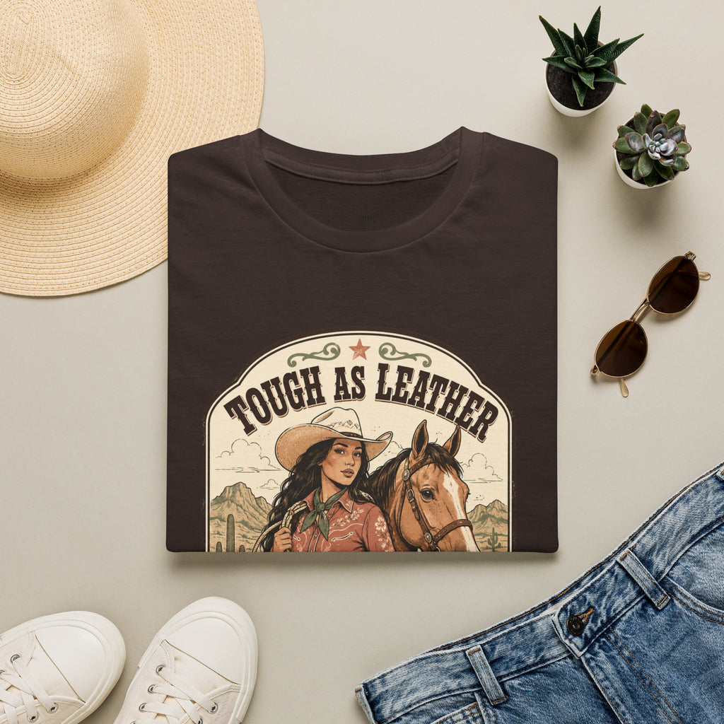 Tough as Leather, Sweet as Sugar T-Shirt Vintage Design