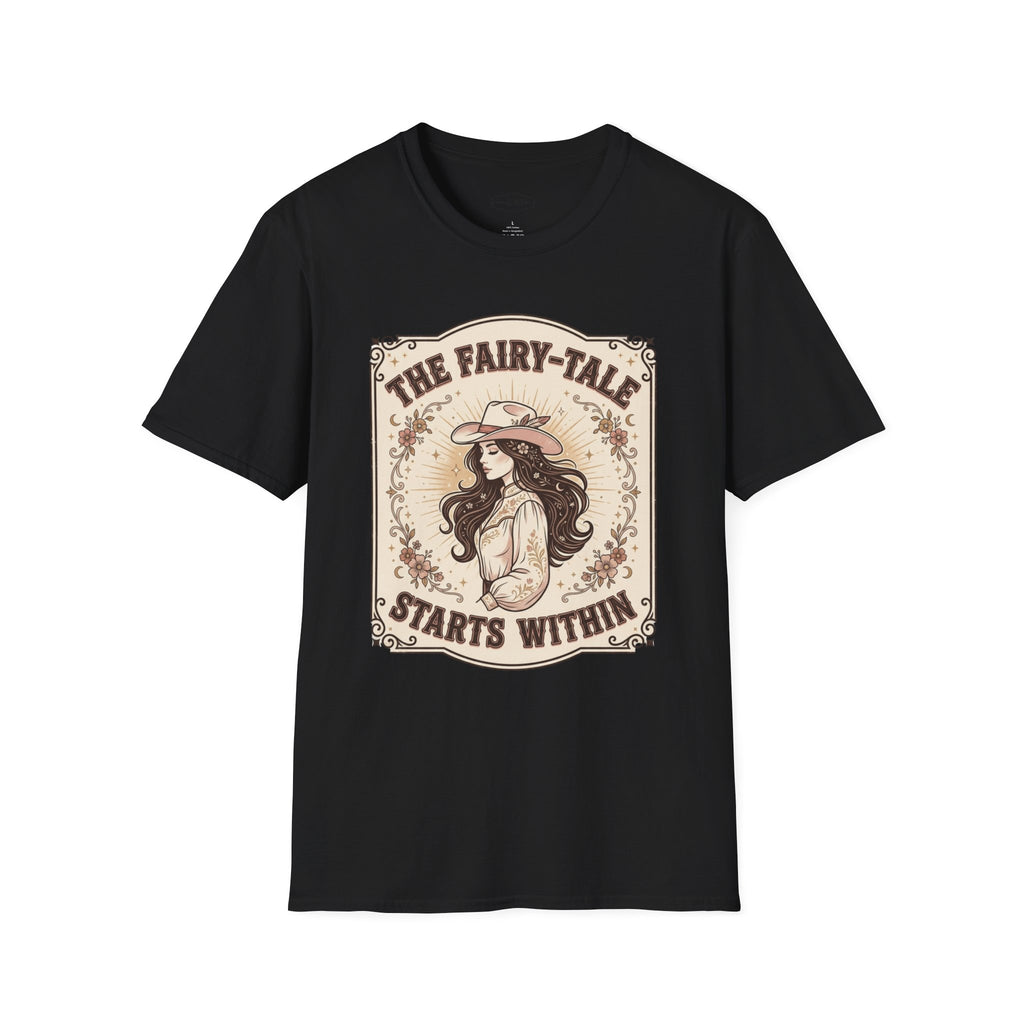 The Fairy-Tale Starts Within T-Shirt Vintage Design