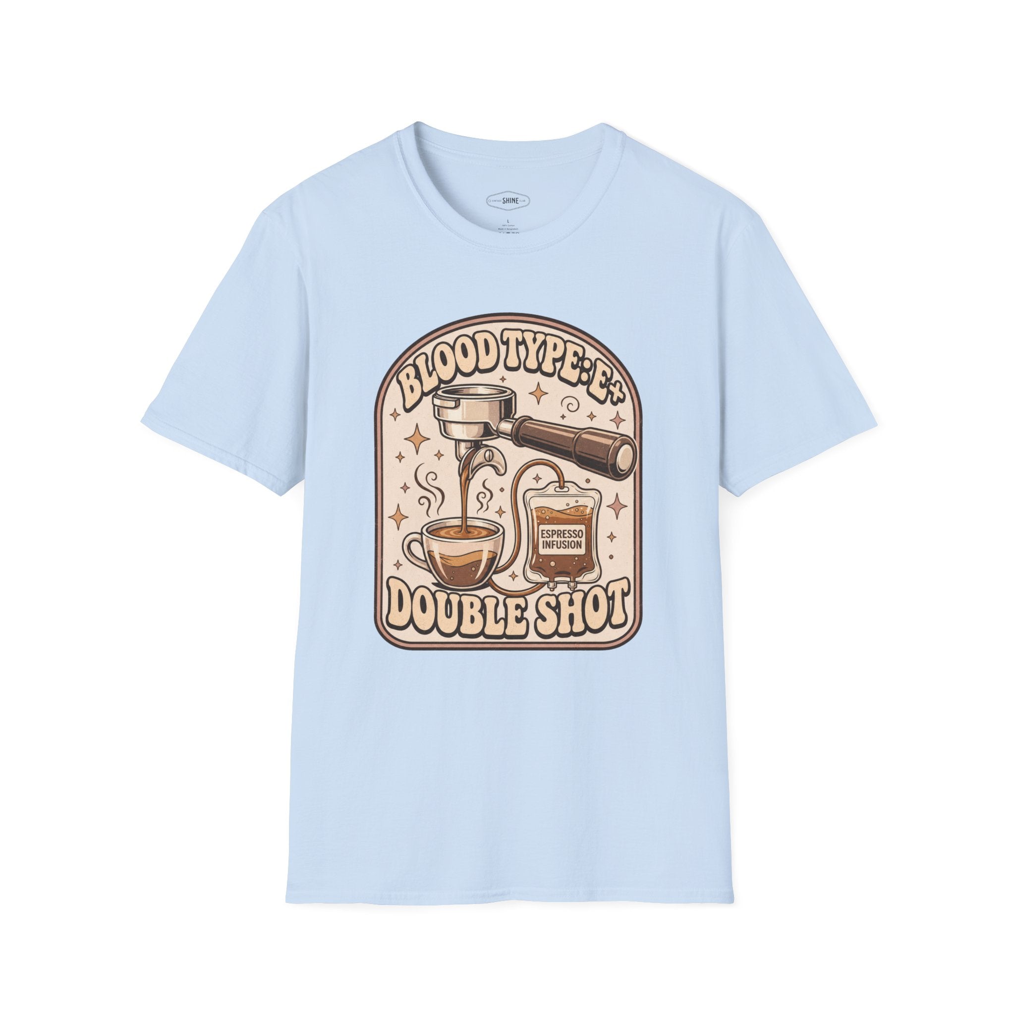 Blood Type: Double Shot T-Shirt Vintage Design