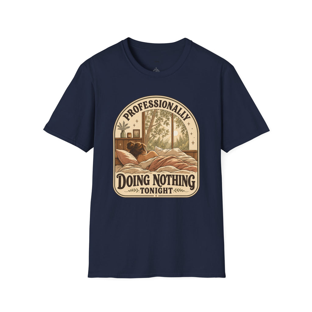 Professionally Doing Nothing Tonight T-Shirt Vintage Design