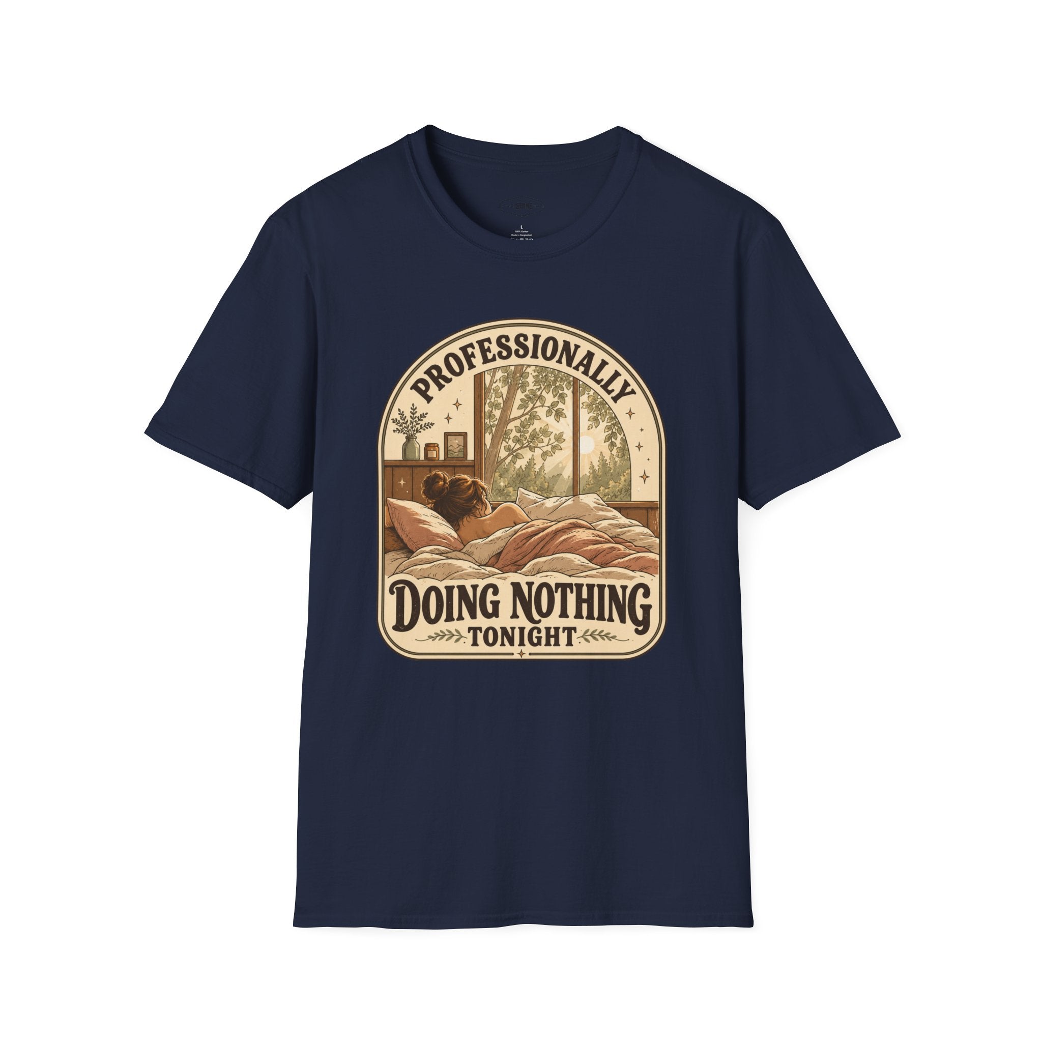 Professionally Doing Nothing Tonight T-Shirt Vintage Design