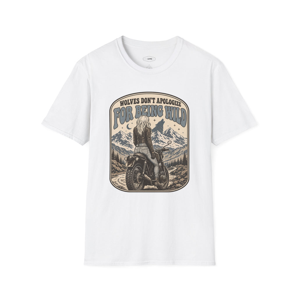 Wolves Don't Apologize for Being Wild T-Shirt Vintage Design