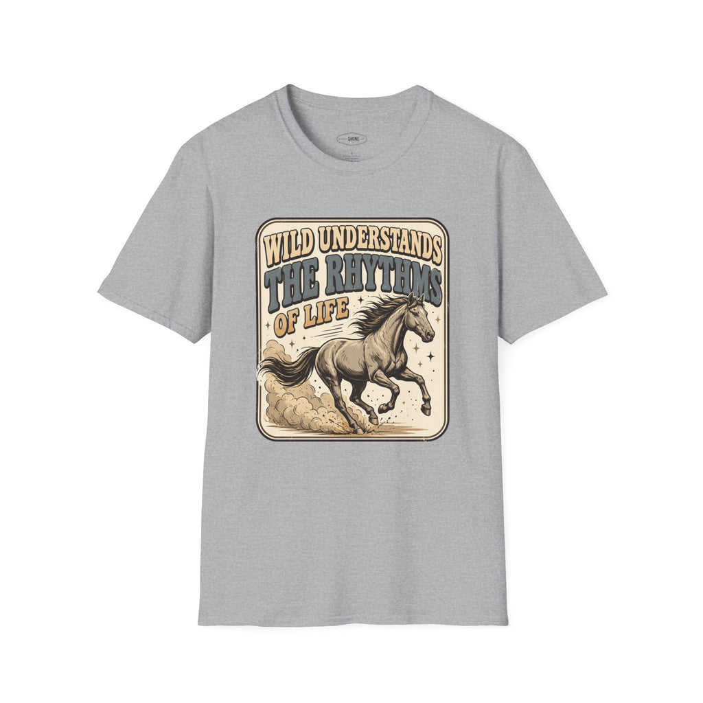 Wild Understands the Rhythms of Life T-Shirt Vintage Design