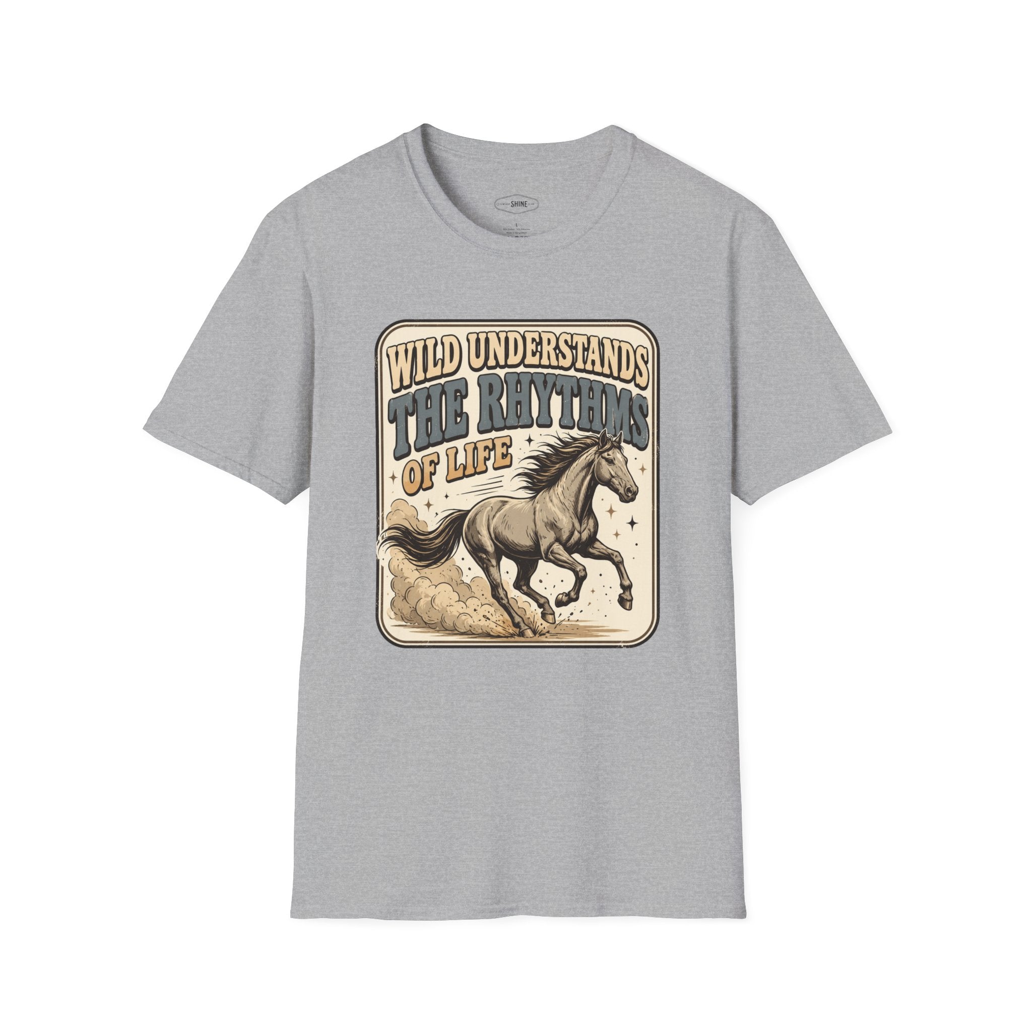 Wild Understands the Rhythms of Life T-Shirt Vintage Design