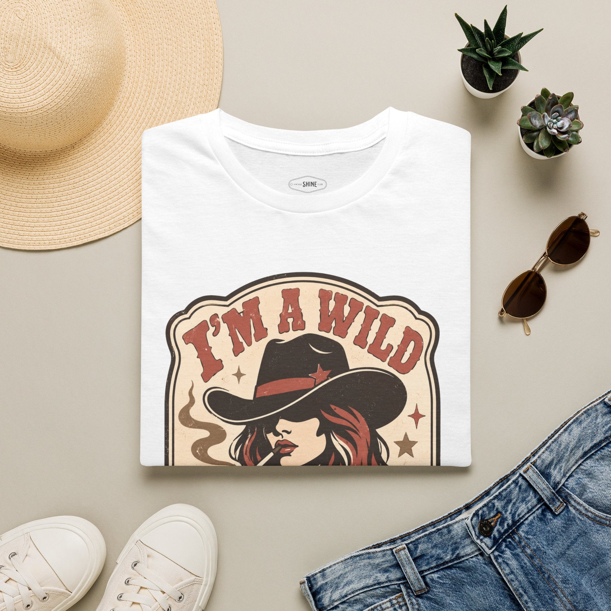 I’m a Wild Masterpiece T-Shirt Vintage Design