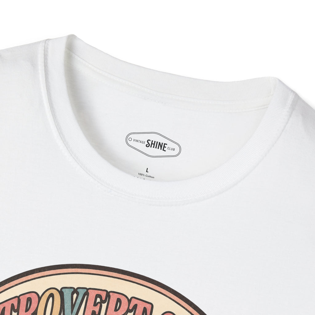 Introvert Shield Activated T-Shirt Vintage Design