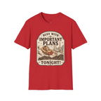 Busy With Important Plans Tonight T-Shirt Vintage Design