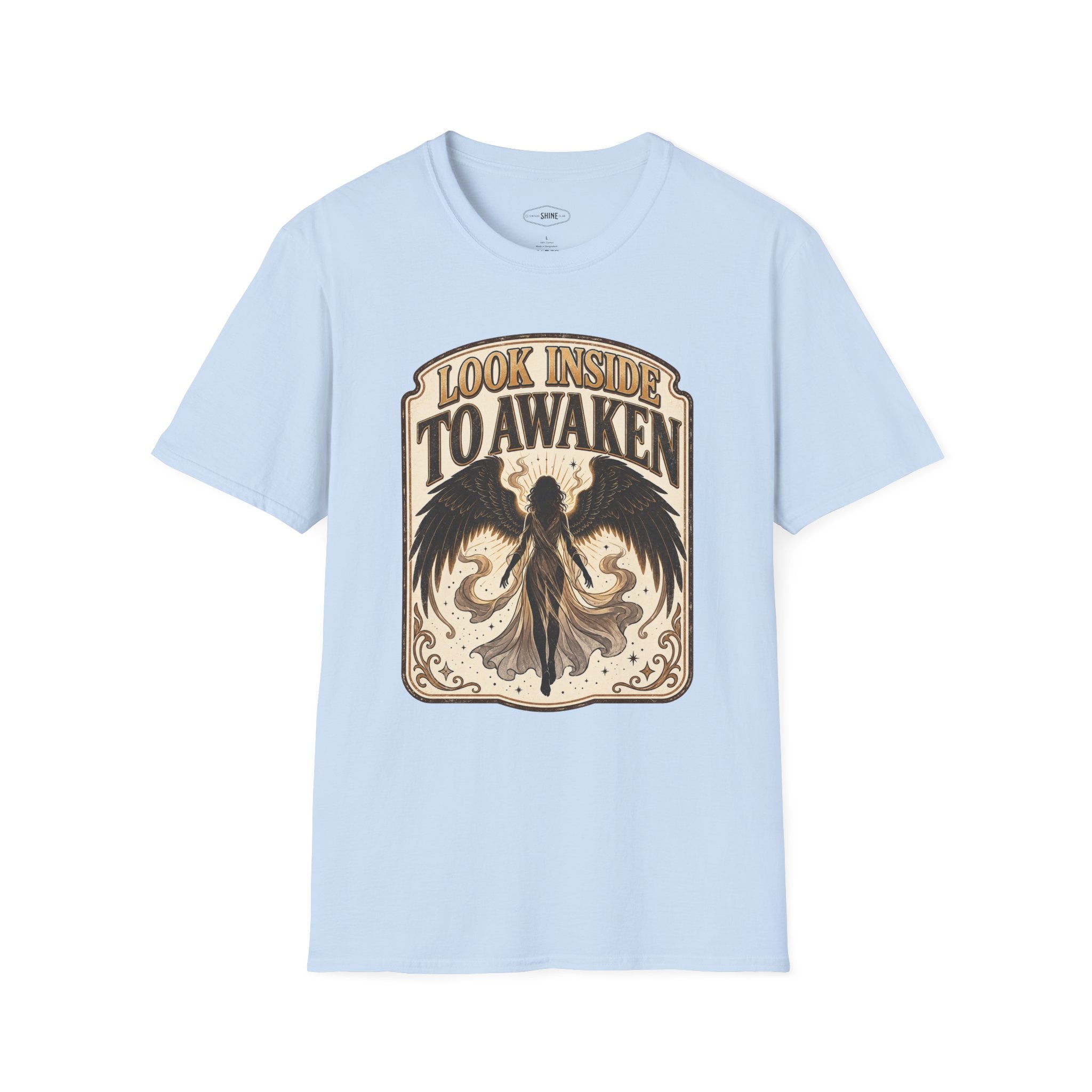 Look Inside to Awaken T-Shirt Vintage Design