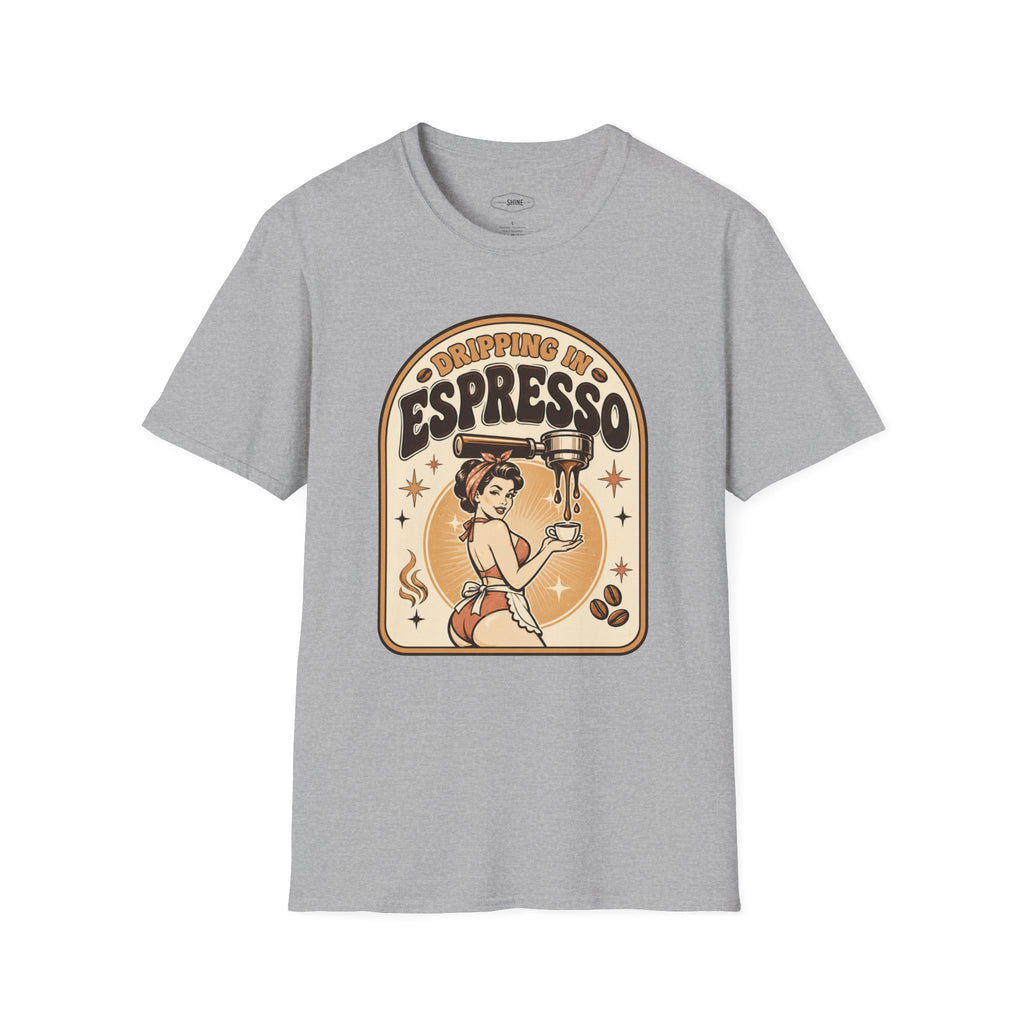 Dripping in Espresso T-Shirt Vintage Design