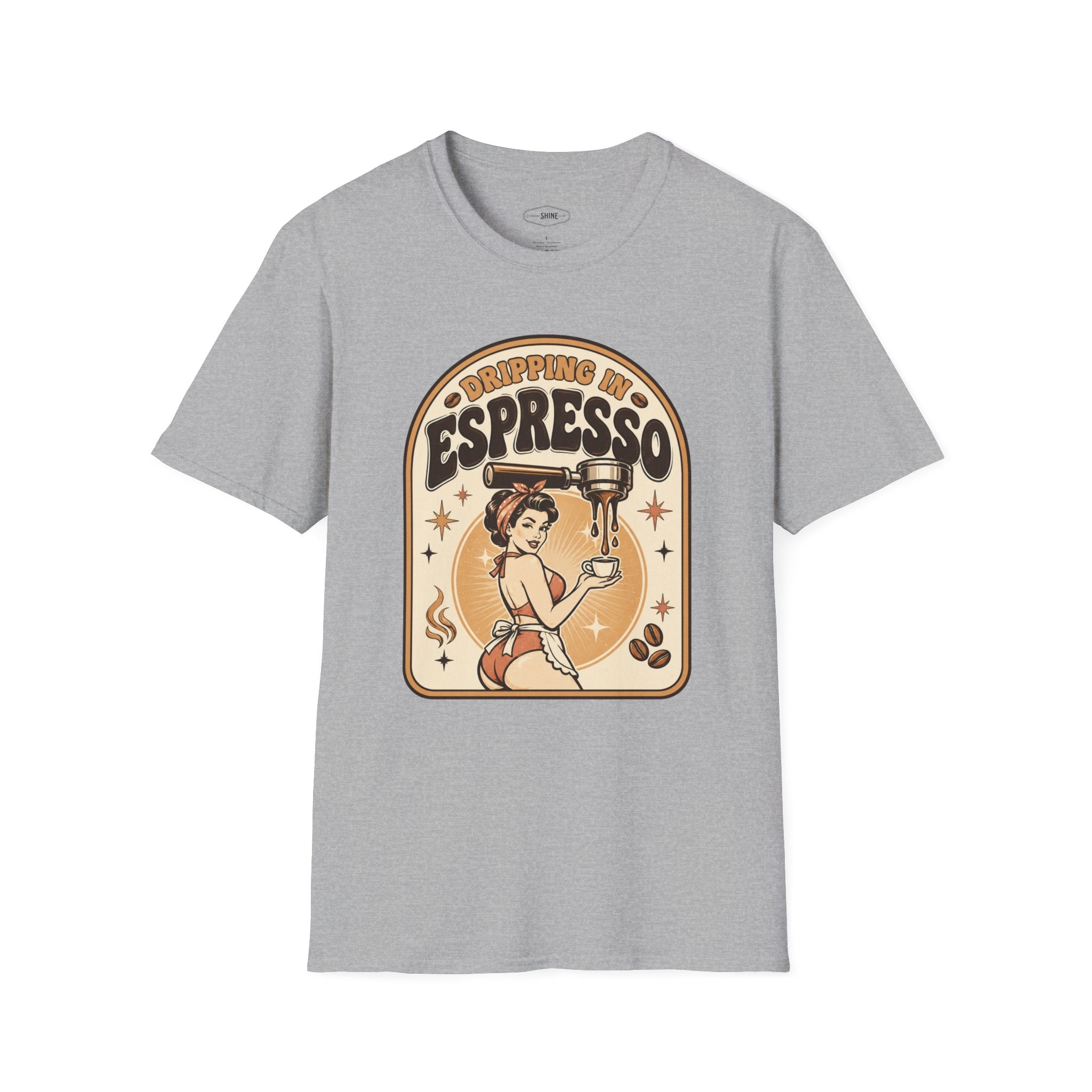 Dripping in Espresso T-Shirt Vintage Design
