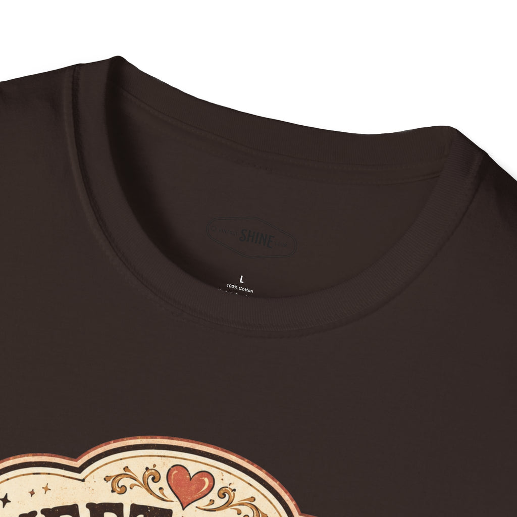 Sweet Chaos in a Woman's Form T-Shirt Vintage Design