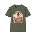 Cutie With a Coffee Habit T-Shirt Vintage Design