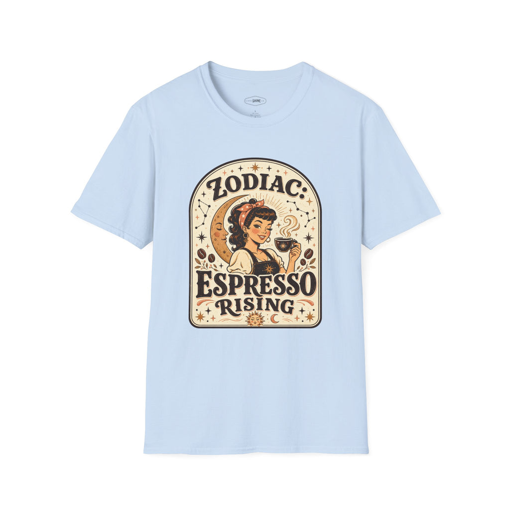 Zodiac Espresso Rising T-Shirt Vintage Design