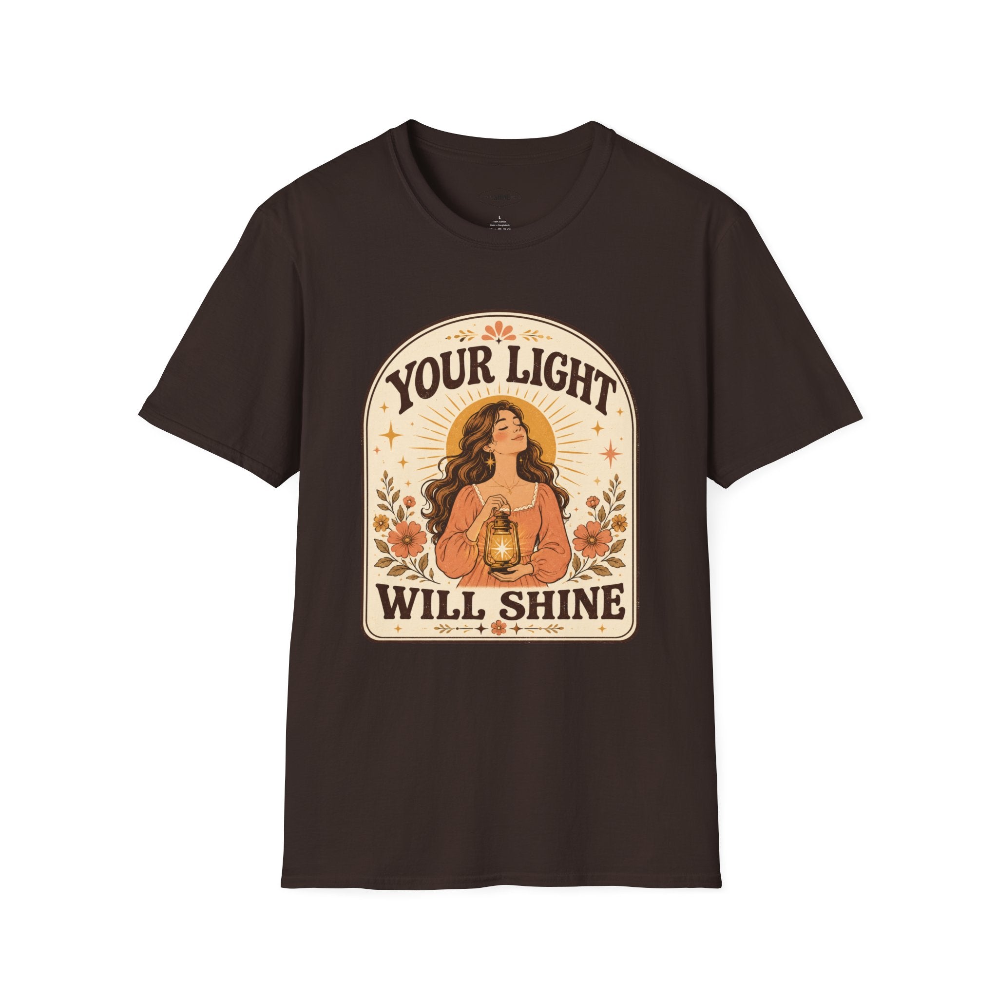 Your Light Will Shine T-Shirt Vintage Design