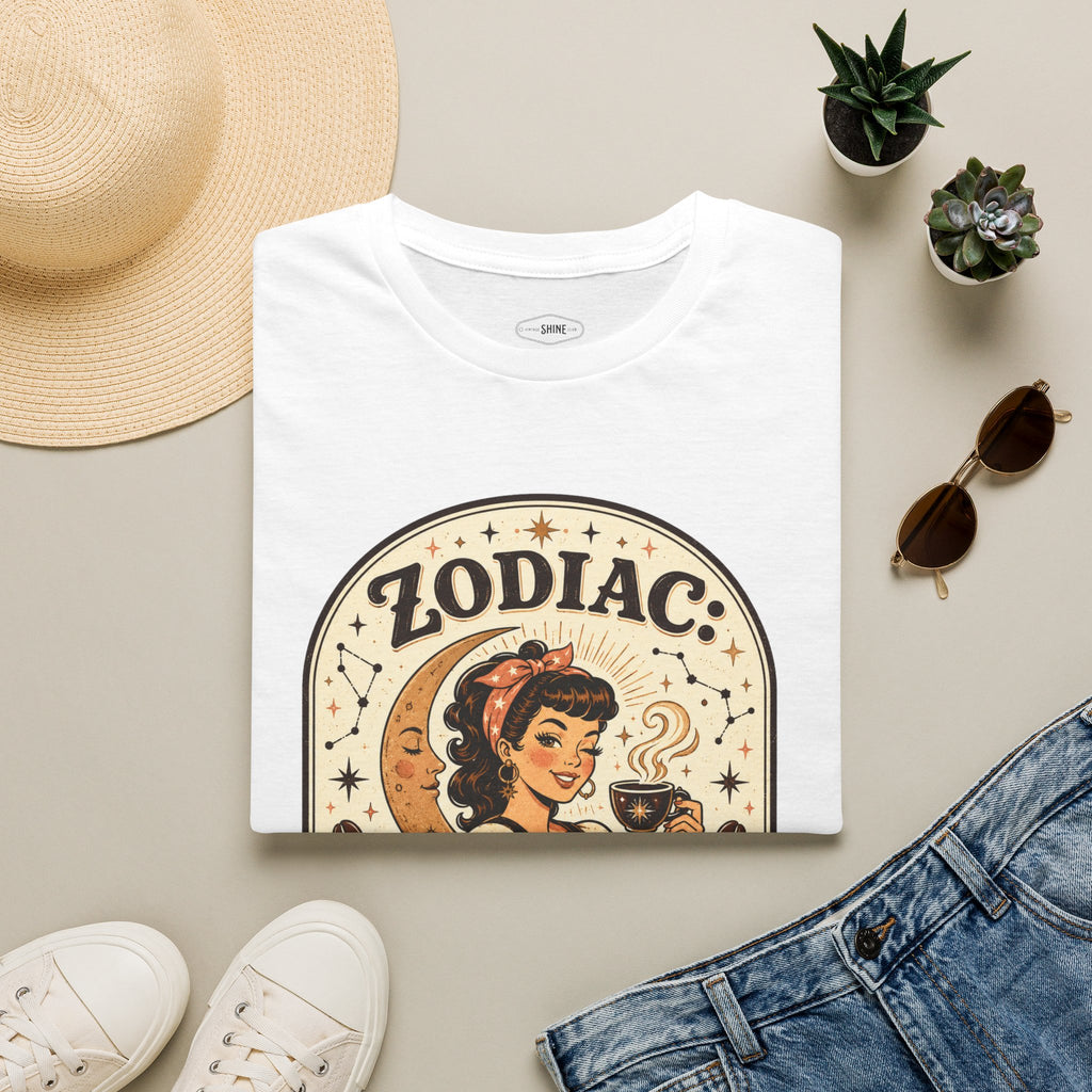 Zodiac Espresso Rising T-Shirt Vintage Design