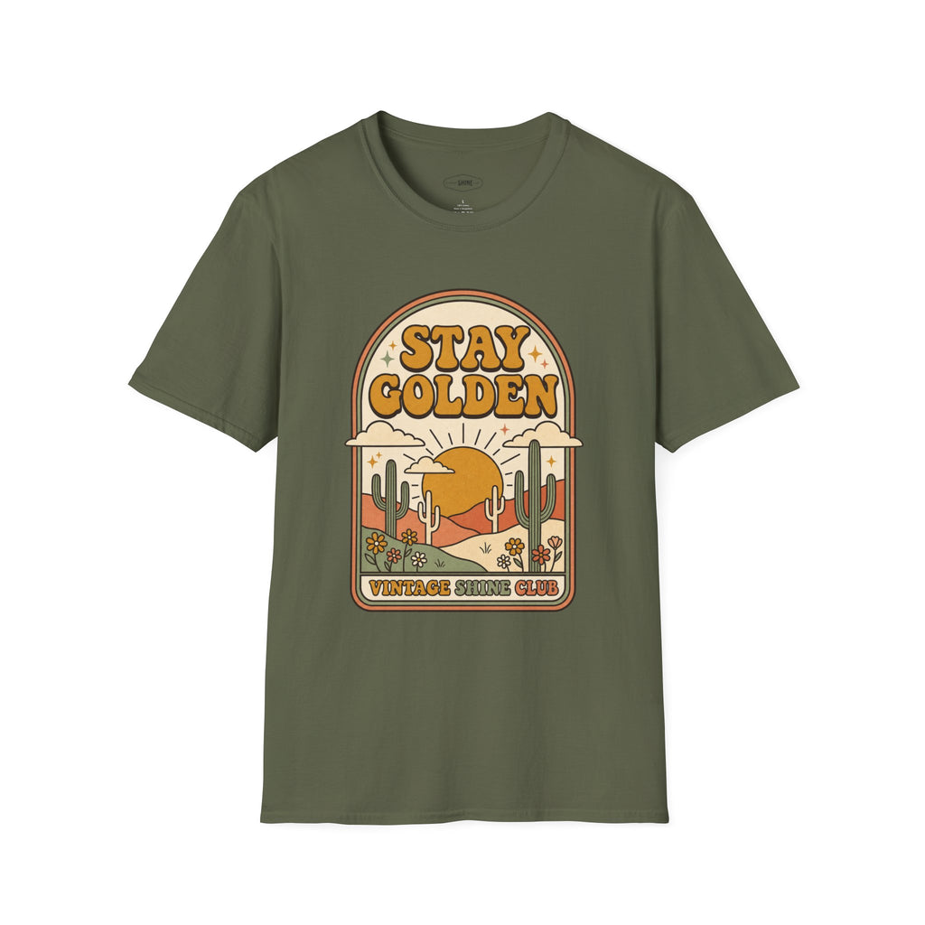 Stay Golden T-Shirt Vintage Design
