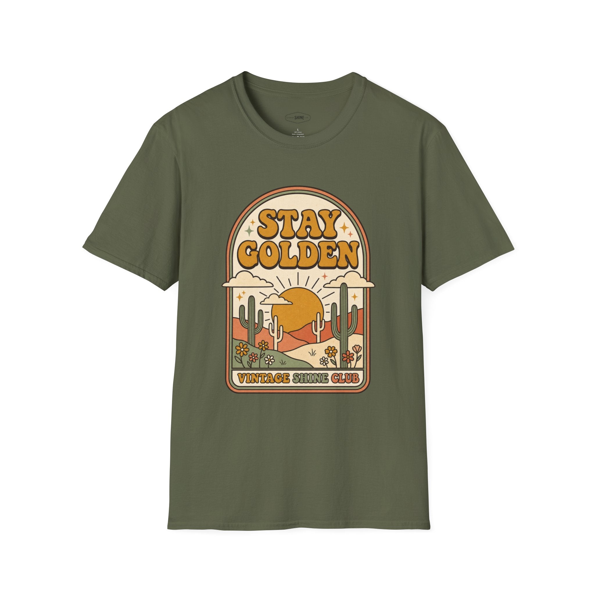 Stay Golden T-Shirt Vintage Design