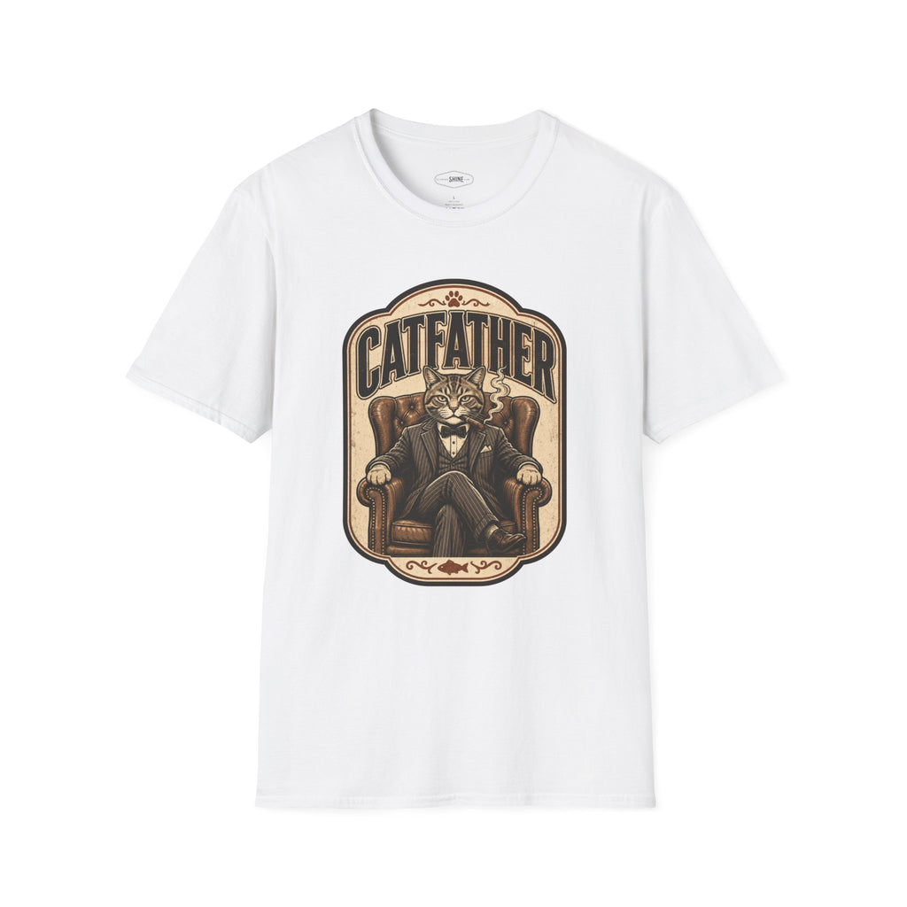 Catfather T-Shirt Vintage Design