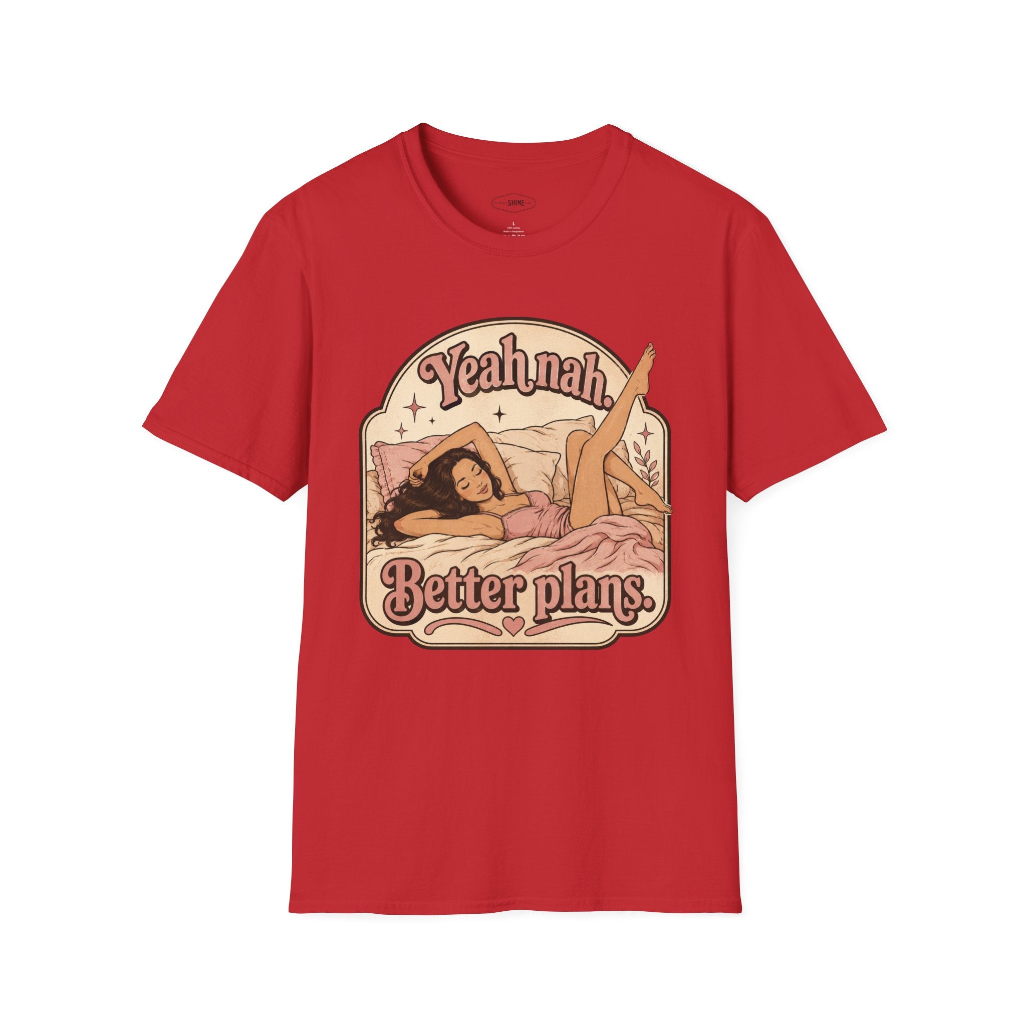 Yeah Nah Better Plans T-Shirt Vintage Design