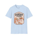 Cowboy Tears on the Rocks T-Shirt Vintage Design
