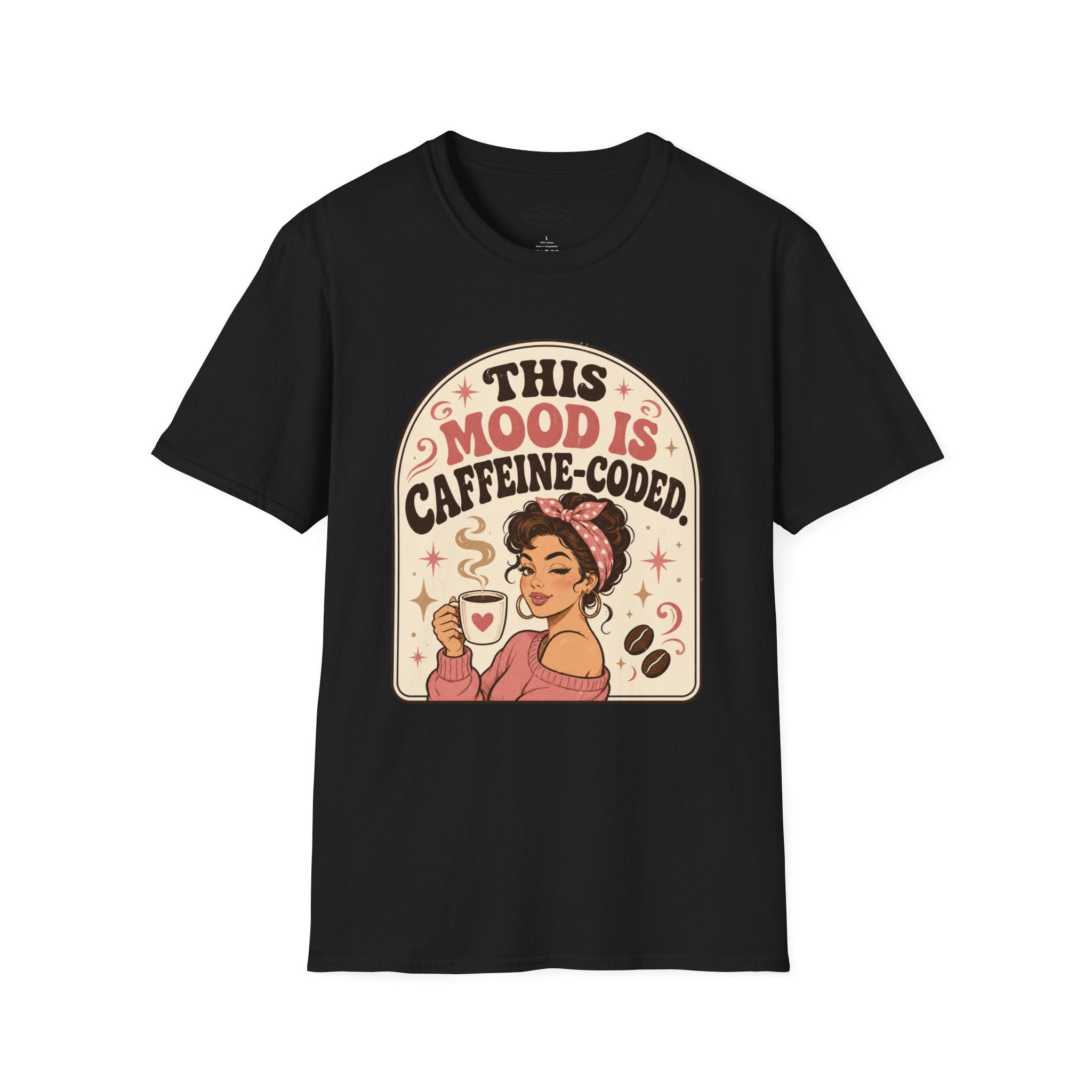 This Mood Is Caffeine-Coded T-Shirt Vintage Design