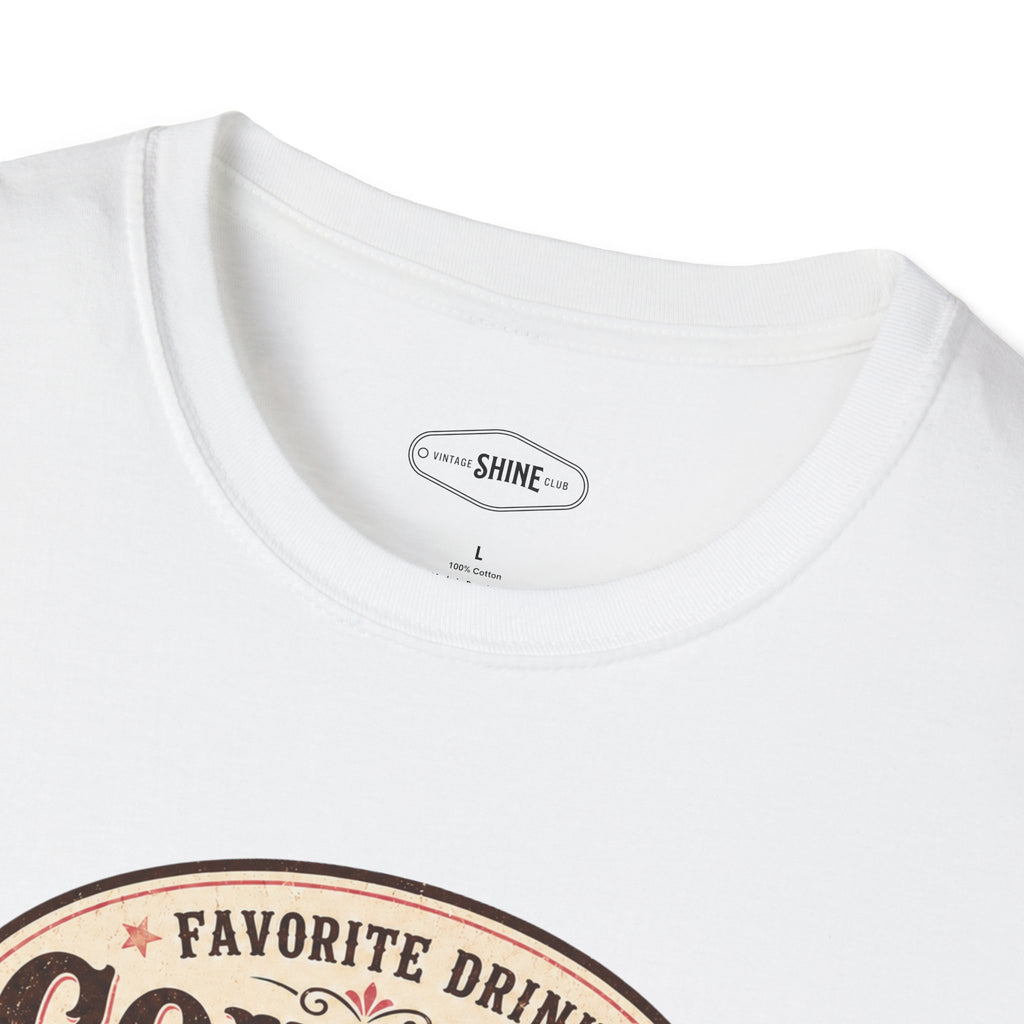 Favorite Drink Cowboy Tears Neat T-Shirt Vintage Design