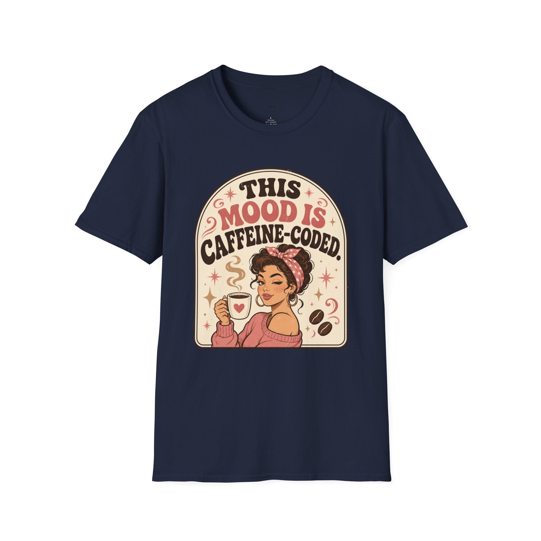 This Mood Is Caffeine-Coded T-Shirt Vintage Design