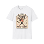 Running on Coffee and Vibes T-Shirt Vintage Design