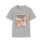 Cowboy Tears on the Rocks T-Shirt Vintage Design
