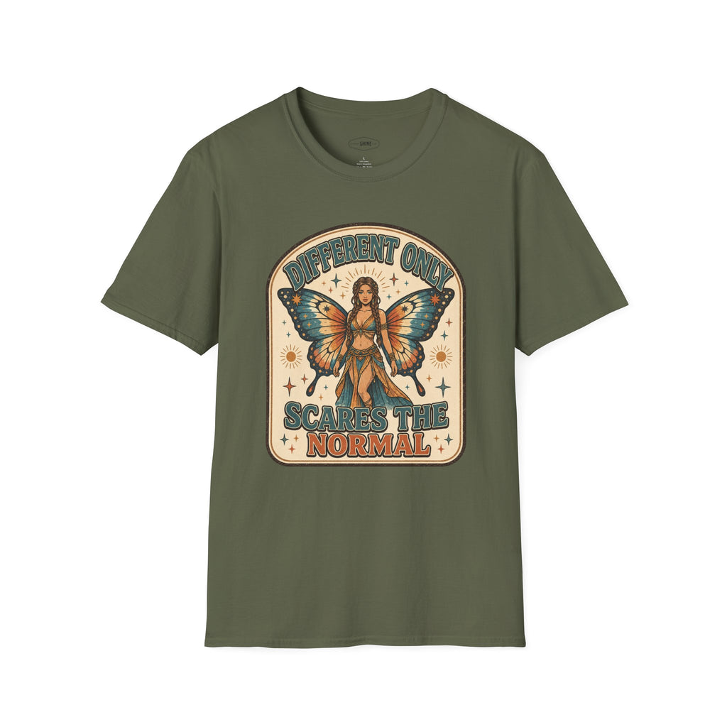 Different Only Scares the Normal T-Shirt Vintage Design