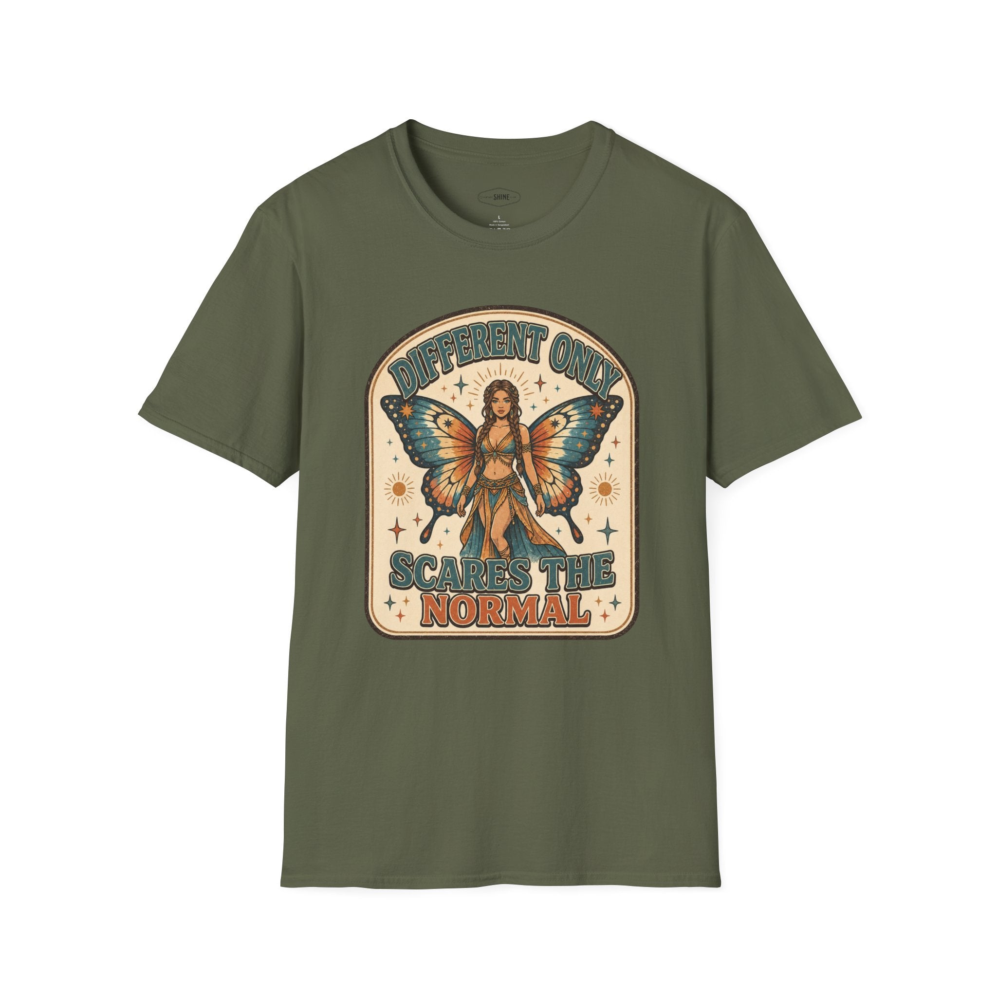 Different Only Scares the Normal T-Shirt Vintage Design