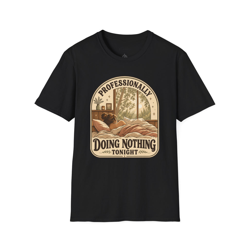 Professionally Doing Nothing Tonight T-Shirt Vintage Design