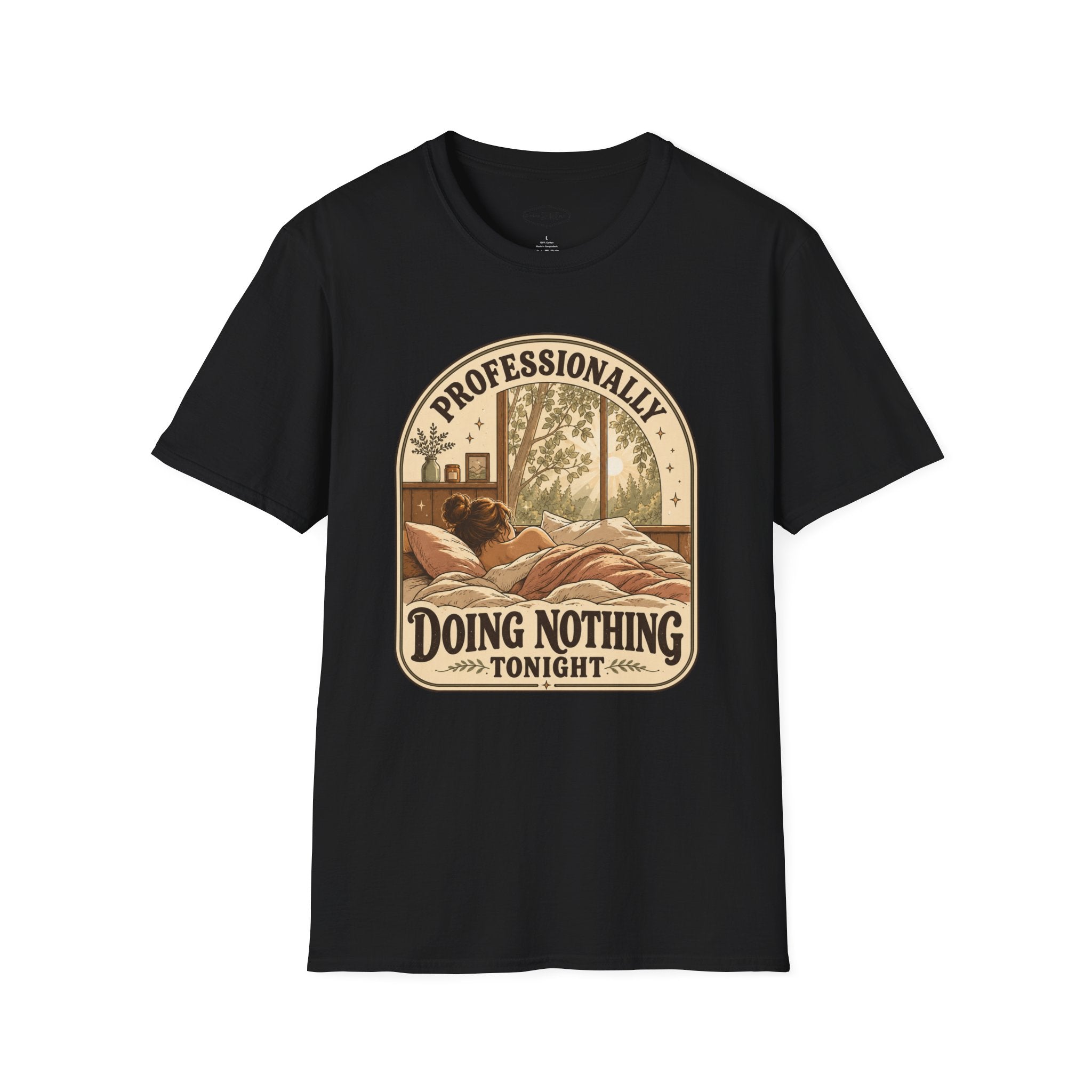 Professionally Doing Nothing Tonight T-Shirt Vintage Design