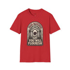 From Darkness You Will Flourish T-Shirt Vintage Design