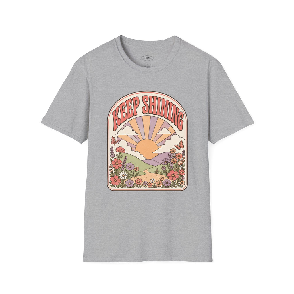 Keep Shining T-Shirt Vintage Design