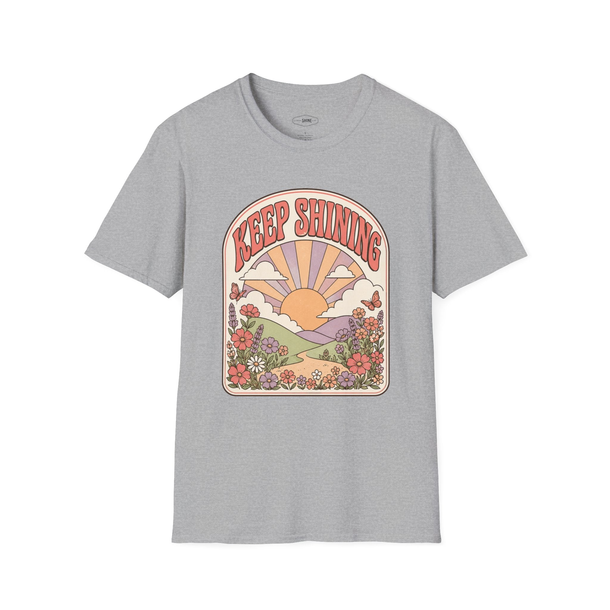 Keep Shining T-Shirt Vintage Design