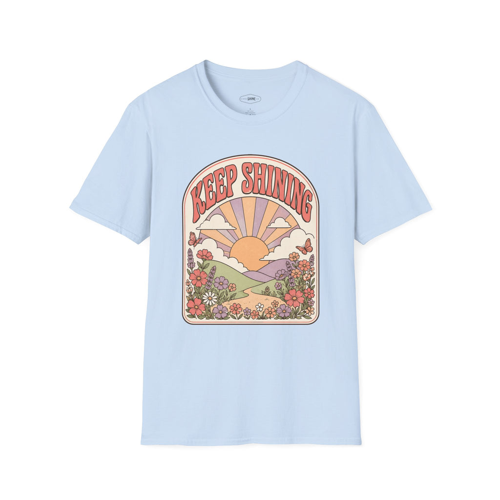 Keep Shining T-Shirt Vintage Design