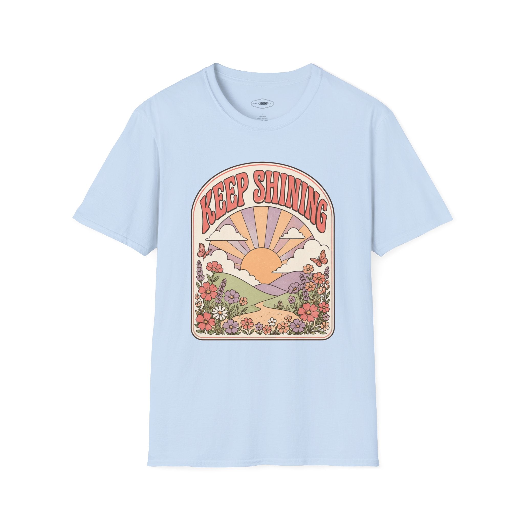 Keep Shining T-Shirt Vintage Design