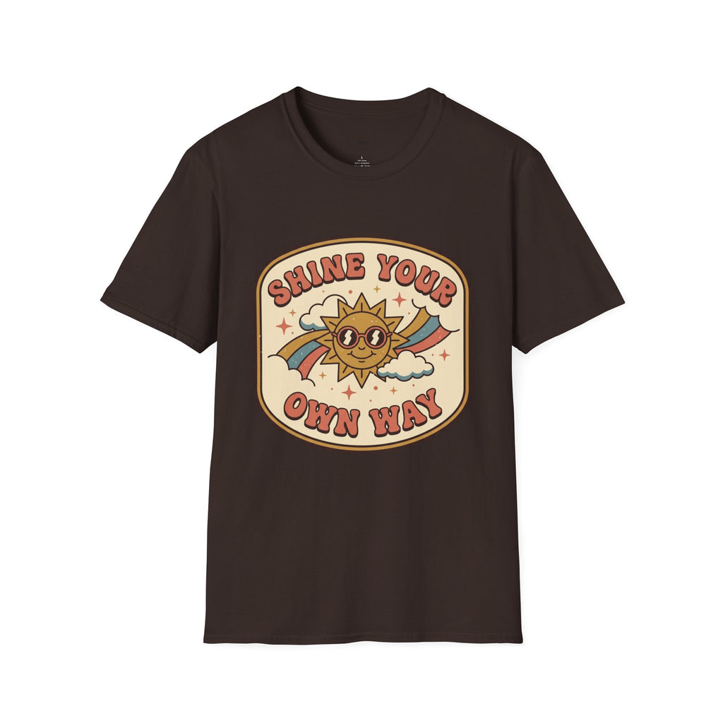 Shine Your Own Way T-Shirt Vintage Design