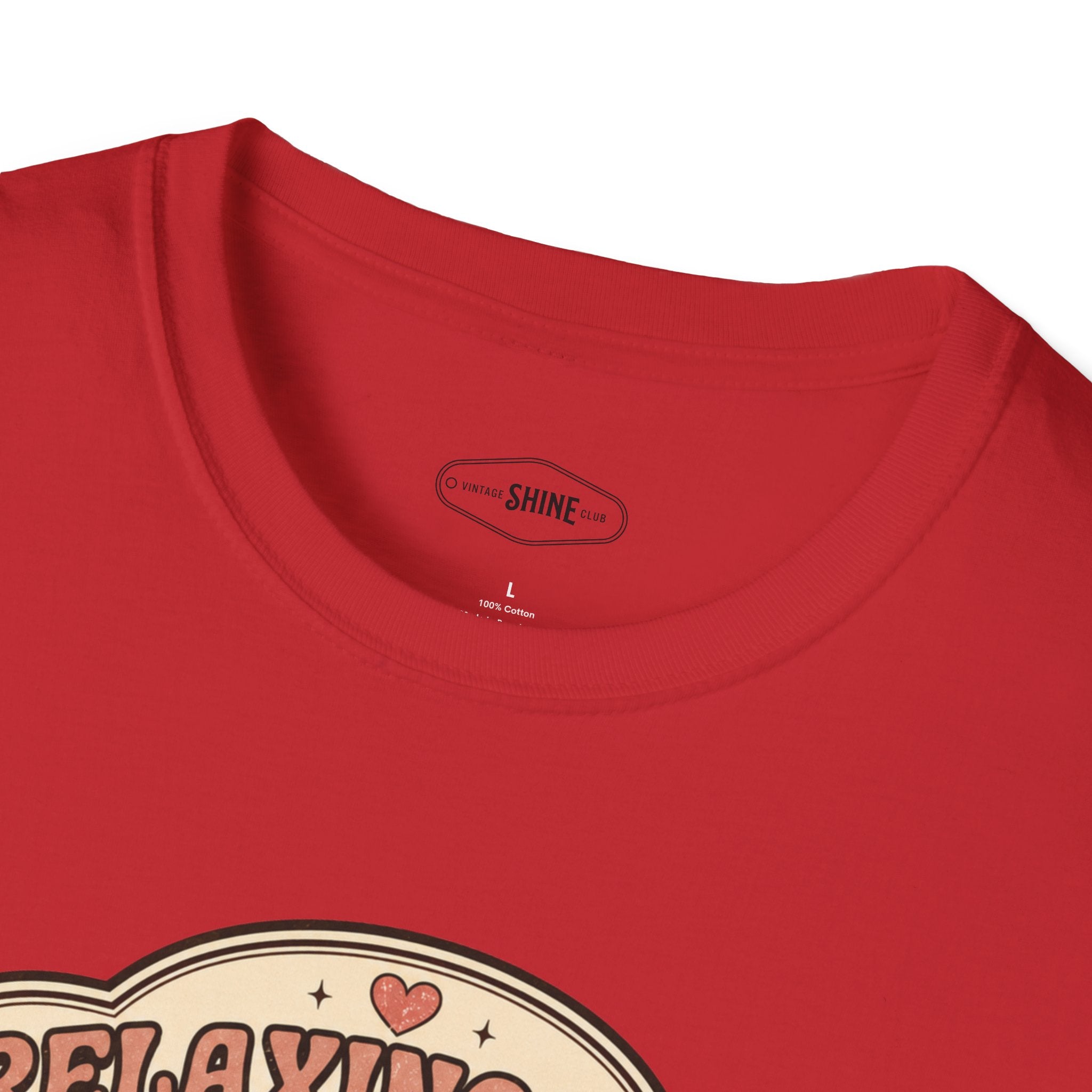 Relaxing With Puss Day T-Shirt Vintage Design