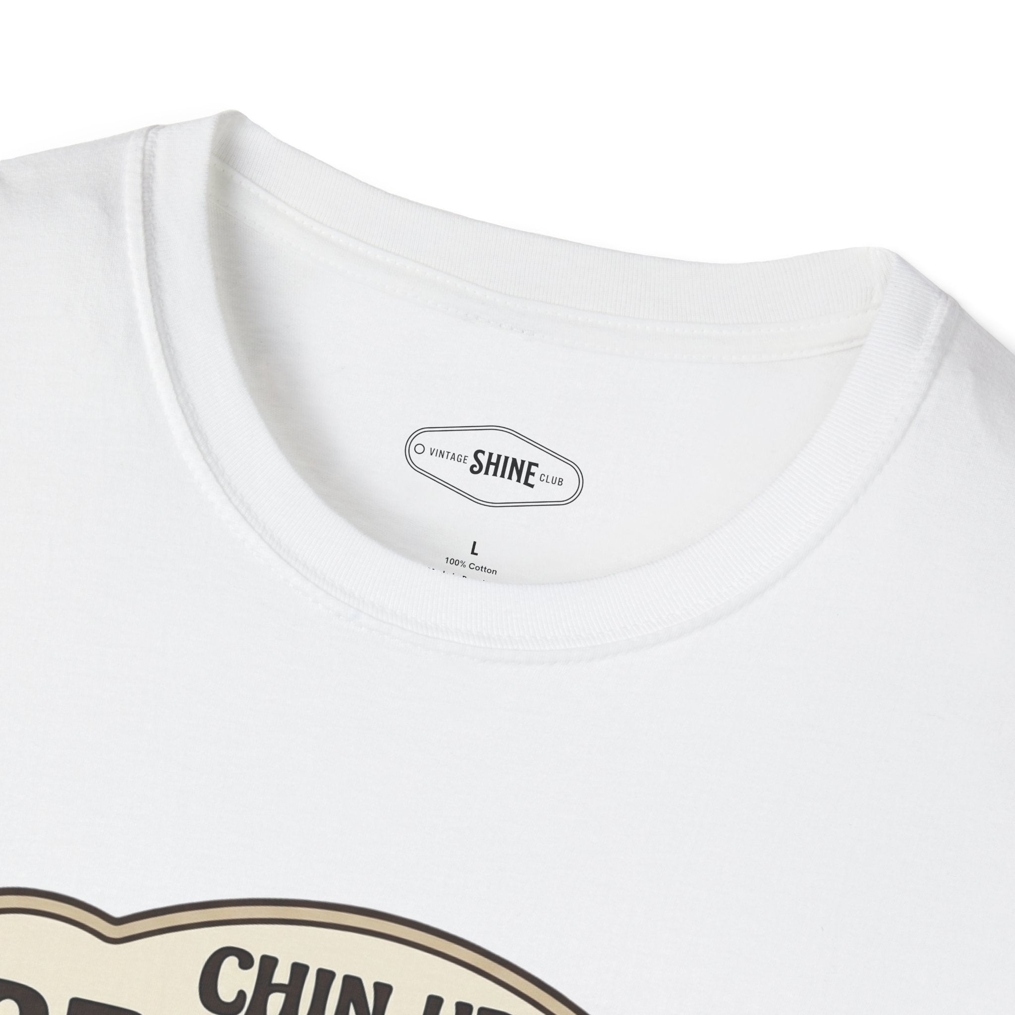 Chin Up Beautiful or the Crown Slips T-Shirt Vintage Design