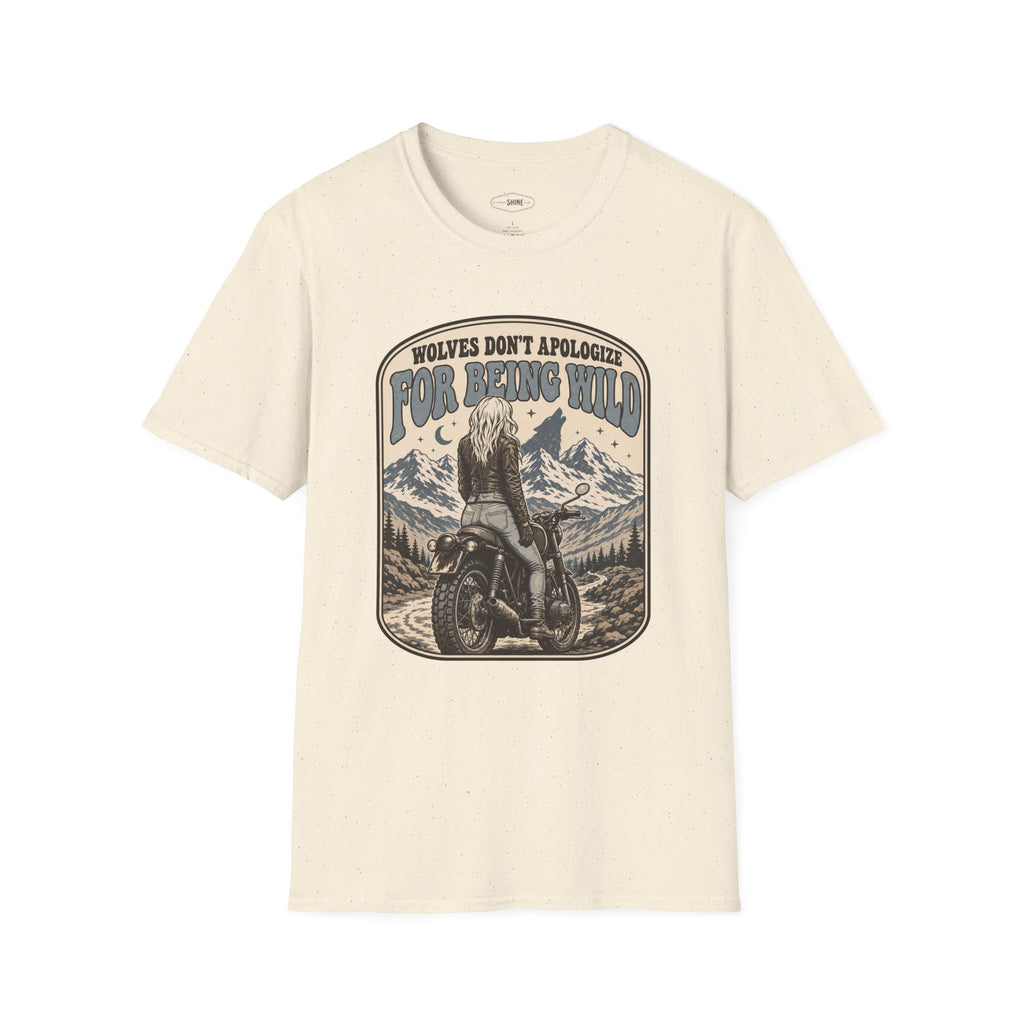 Wolves Don't Apologize for Being Wild T-Shirt Vintage Design